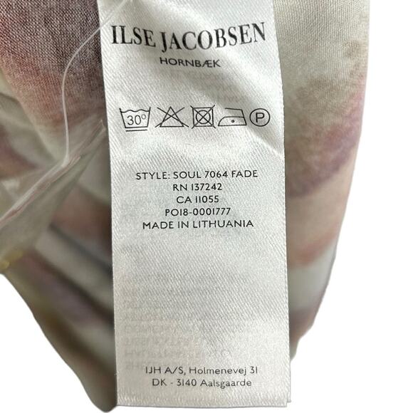 Ilse Jacobsen Multi Abstract Print Soul Fade Sleeveless Halter Belted Dress XS - Picture 4 of 6